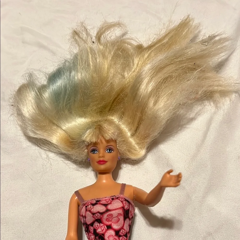 Barbie Doll vintage Mattel 1966 pretty summer‎ dress with earrings